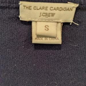 J Crew navy Clare cardigan